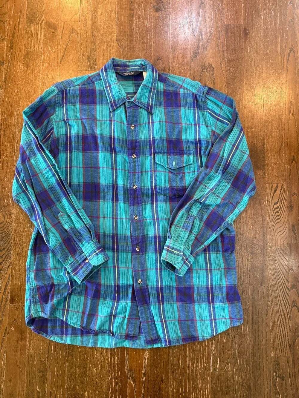 Woolrich Men's Plaid Flannel Button Down Shirt Size XL